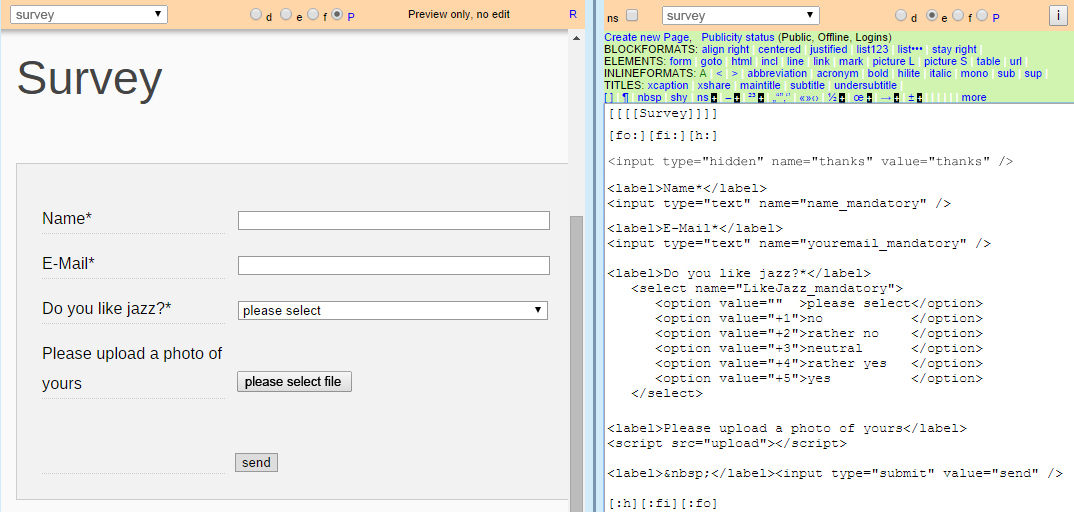 Click for more images. u5CMS Render Formdata